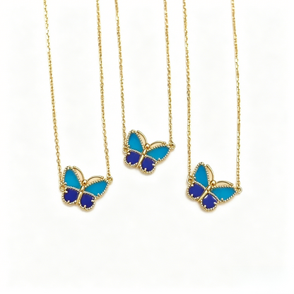 [OAK JURI] 2026 NEW LUCKY BUTTERFLY 1 MOTIFS NECKLACE