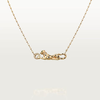 [OAK JURI]PANTHERE FULL DIAMOND NECKLACE