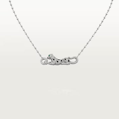 [OAK JURI]PANTHERE PAVED DIAMOND NECKLACE