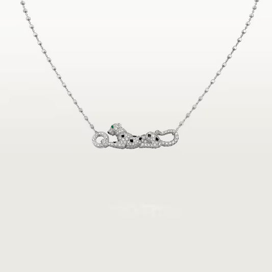 [OAK JURI]PANTHERE PAVED DIAMOND NECKLACE