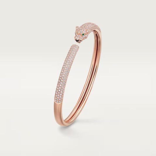 [OAK JURI]PANTHERE FULL DIAMOND OPEN BRACELET