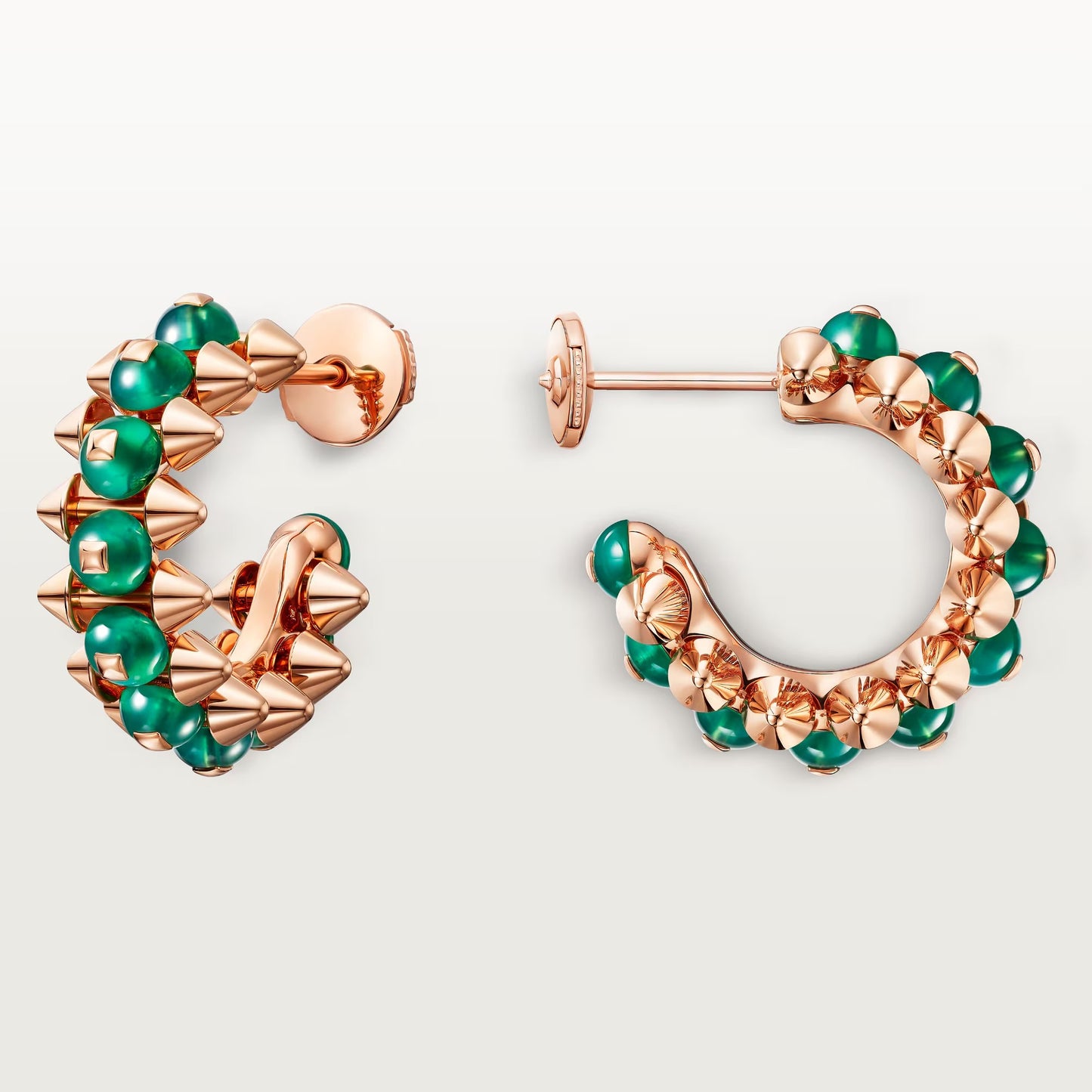 [OAK JURI]CLASH 7.9MM AGATE CHALCEDONY EARRINGS