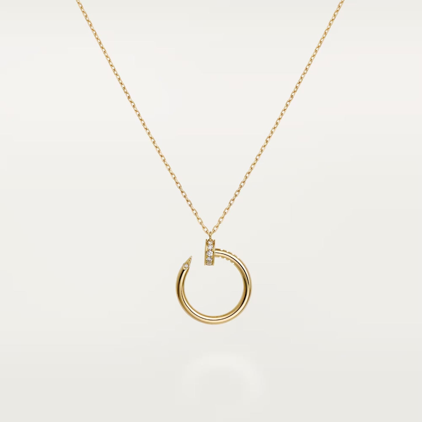 [OAK JURI]JUSTE NECKLACE HALF DIAMOND