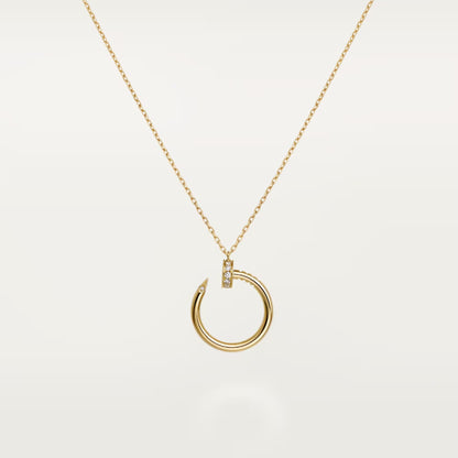 [OAK JURI]JUSTE NECKLACE HALF DIAMOND