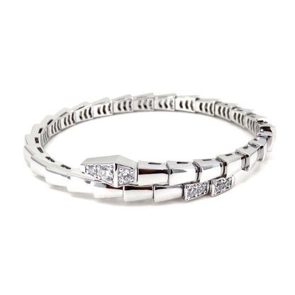 [OAK JURI]SERPENTI BRACELET DIAMONDS SILVER