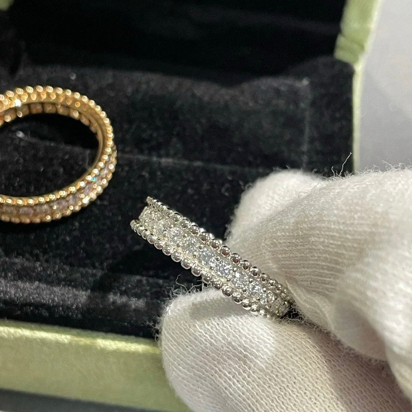 [OAK JURI]PERLEE DIAMOND SILVER RING