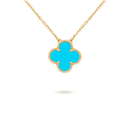 [OAK JURI]CLOVER 15MM SINGLE FLOWER NECKLACE COLLECTION