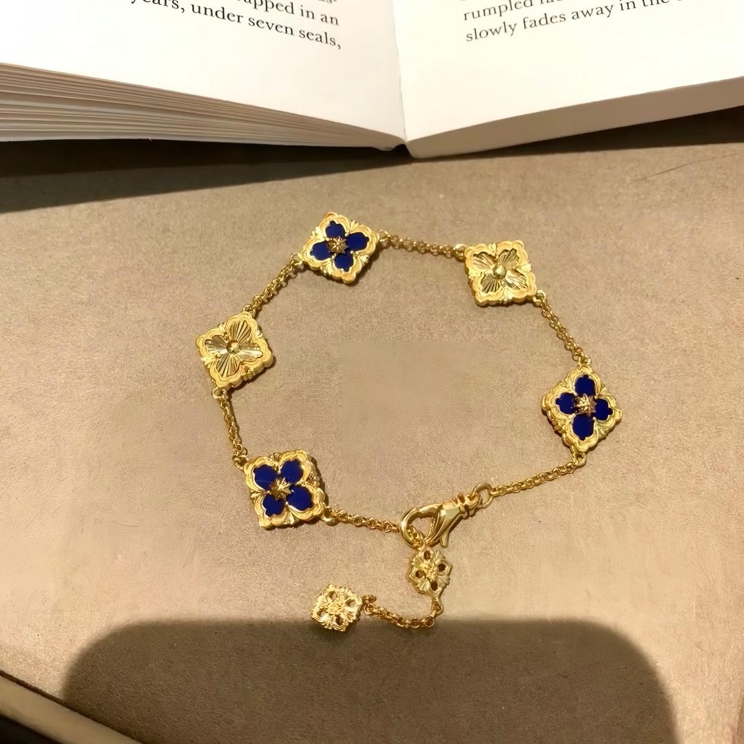 [OAK JURI]OPERA 5 MOTIFS TULLE ENAMEL BRACELET