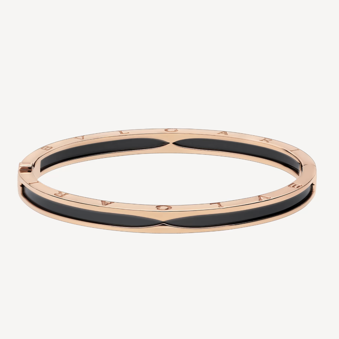 [OAK JURI]ZERO 1 PINK GOLD WITH BLACK CERAMIC BRACELET