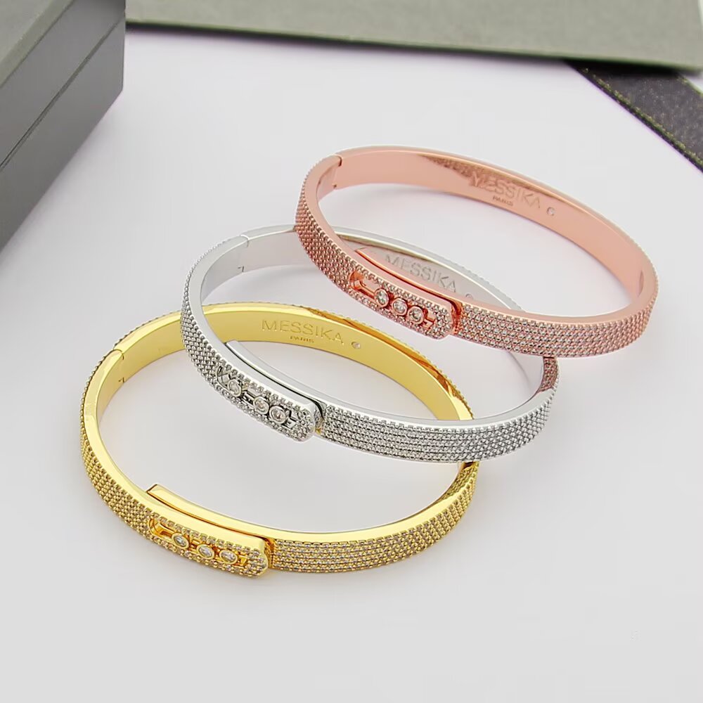 [OAK JURI]Move Noa Full Pavé Diamond Bangle Bracelet