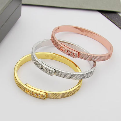 [OAK JURI]Move Noa Full Pavé Diamond Bangle Bracelet