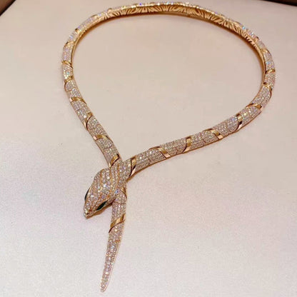 [OAK JURI]HAUTE COUTURE GOLD SERPENTI NECKLACE