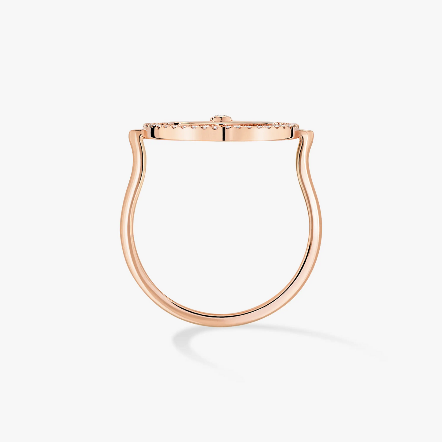 [OAK JURI]LUCKY MOVE PINK GOLD DIAMOND RING