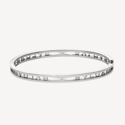 [OAK JURI]ZERO 1 SPIRAL LOGO SILVER BRACELET