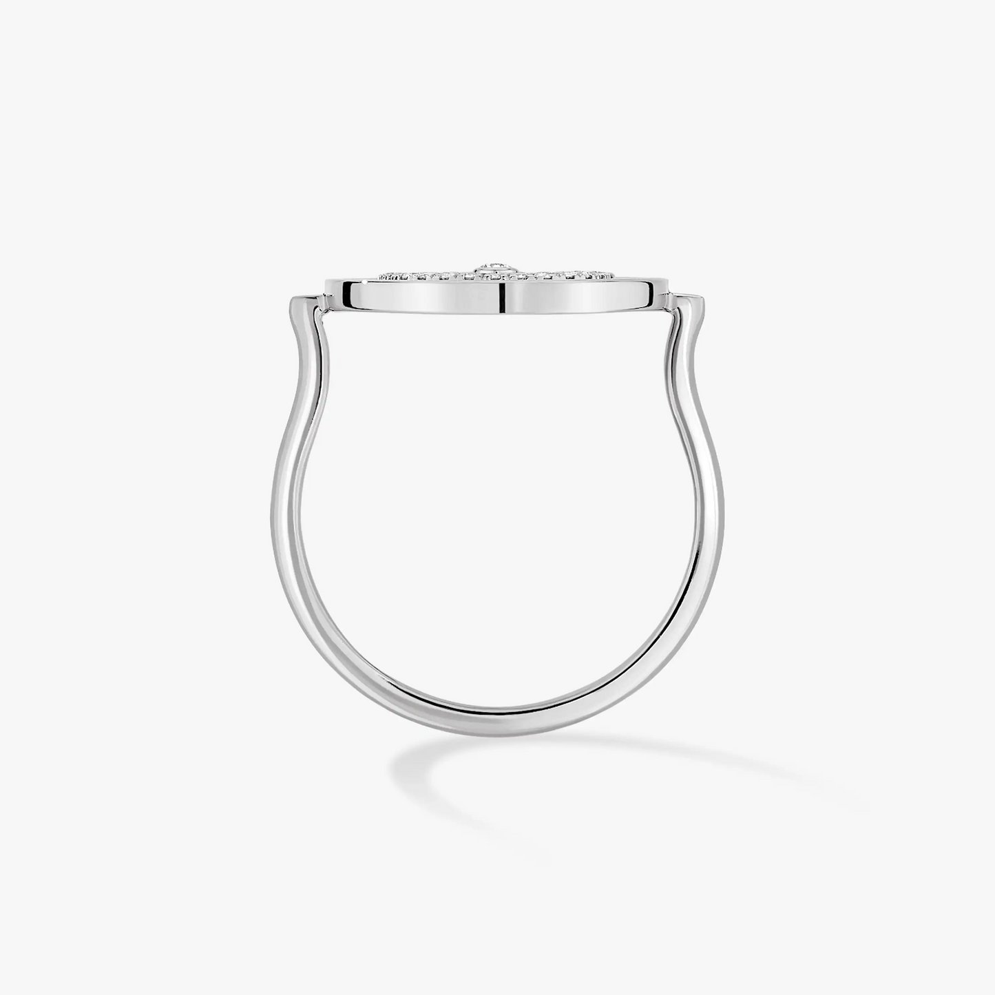 [OAK JURI]LUCKY MOVE PAVED SILVER DIAMOND RING
