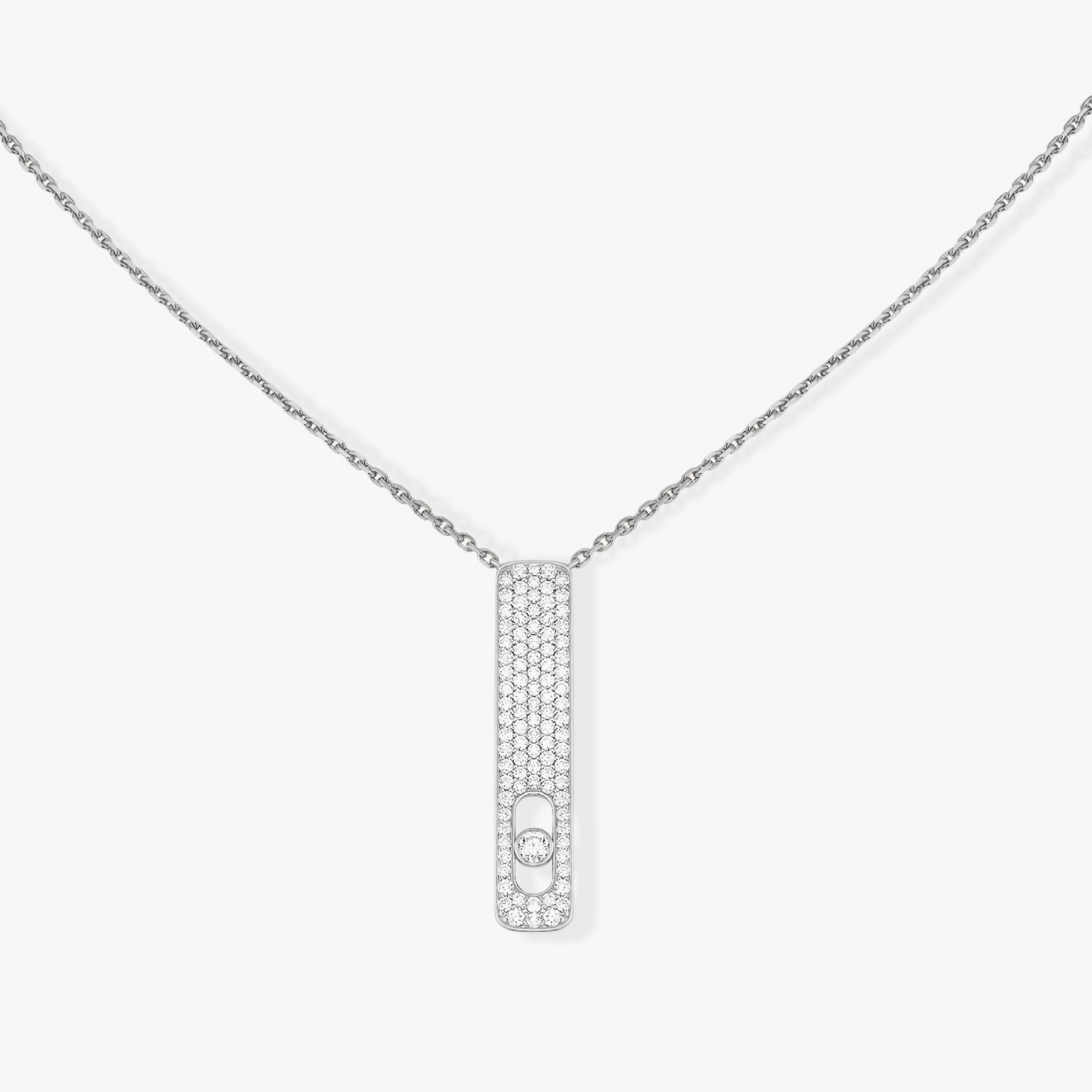 [OAK JURI]MY FIRST DIAMOND PAVED NECKLACE