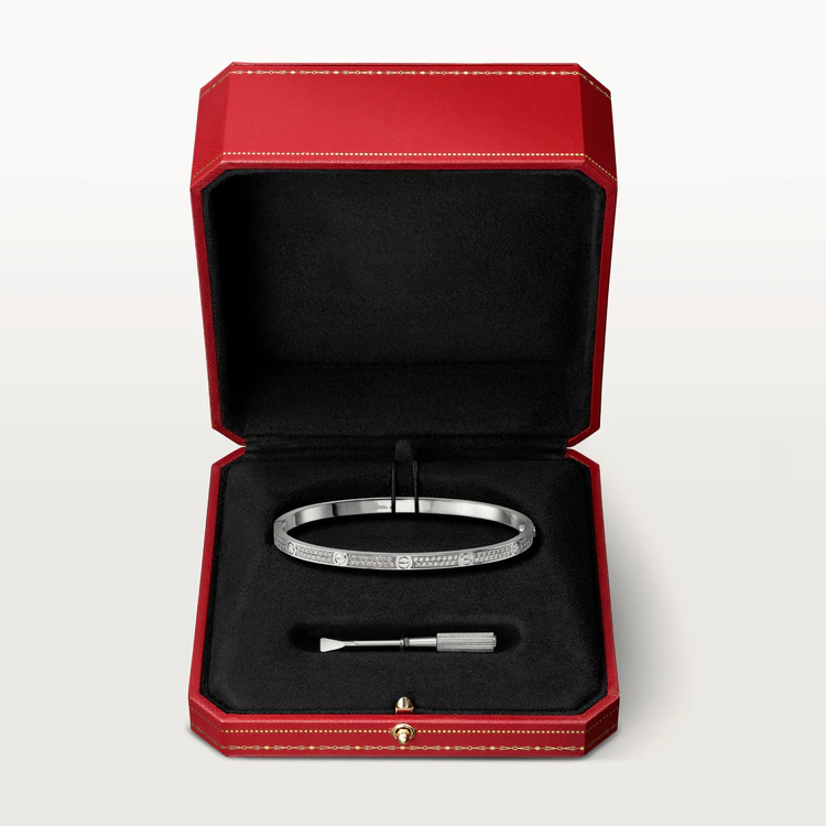 [OAK JURI]LOVE BRACELET 3.65MM DIAMOND-PAVED