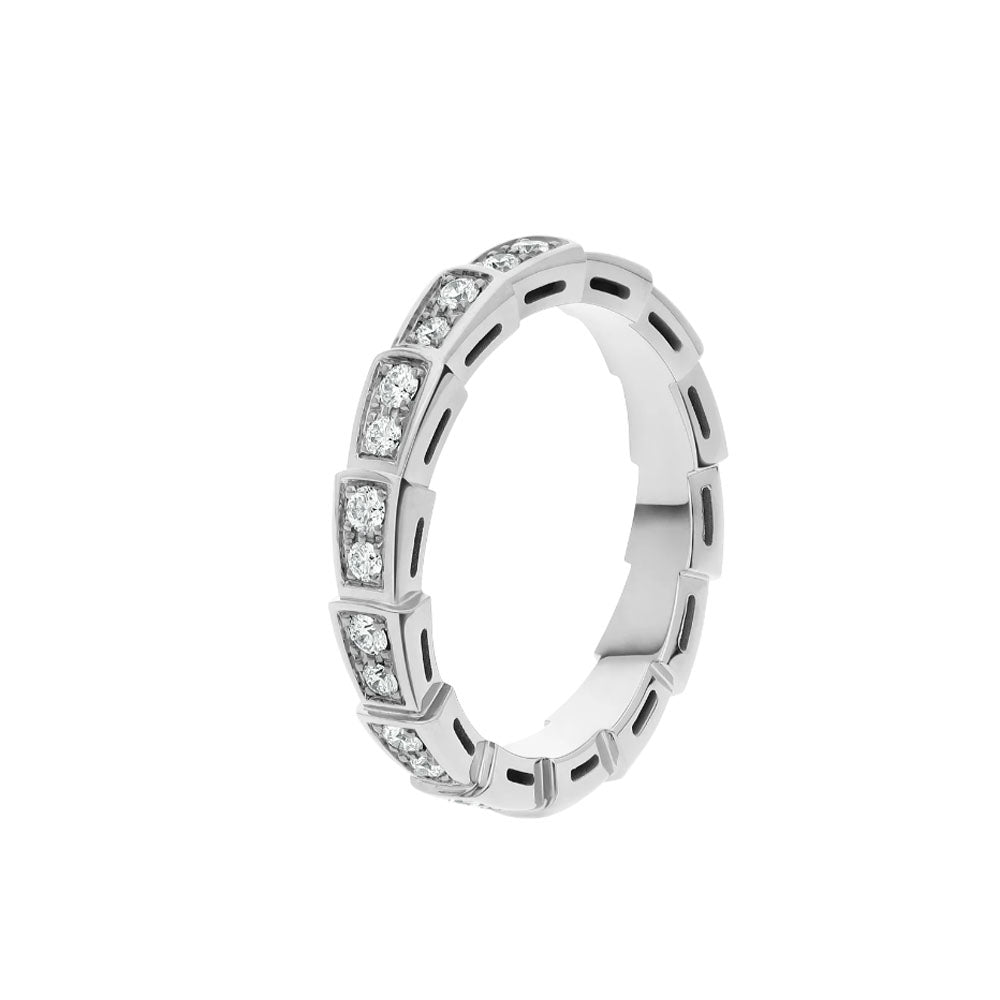 [OAK JURI]SERPENTI RING SILVER DIAMOND PAVED 3MM