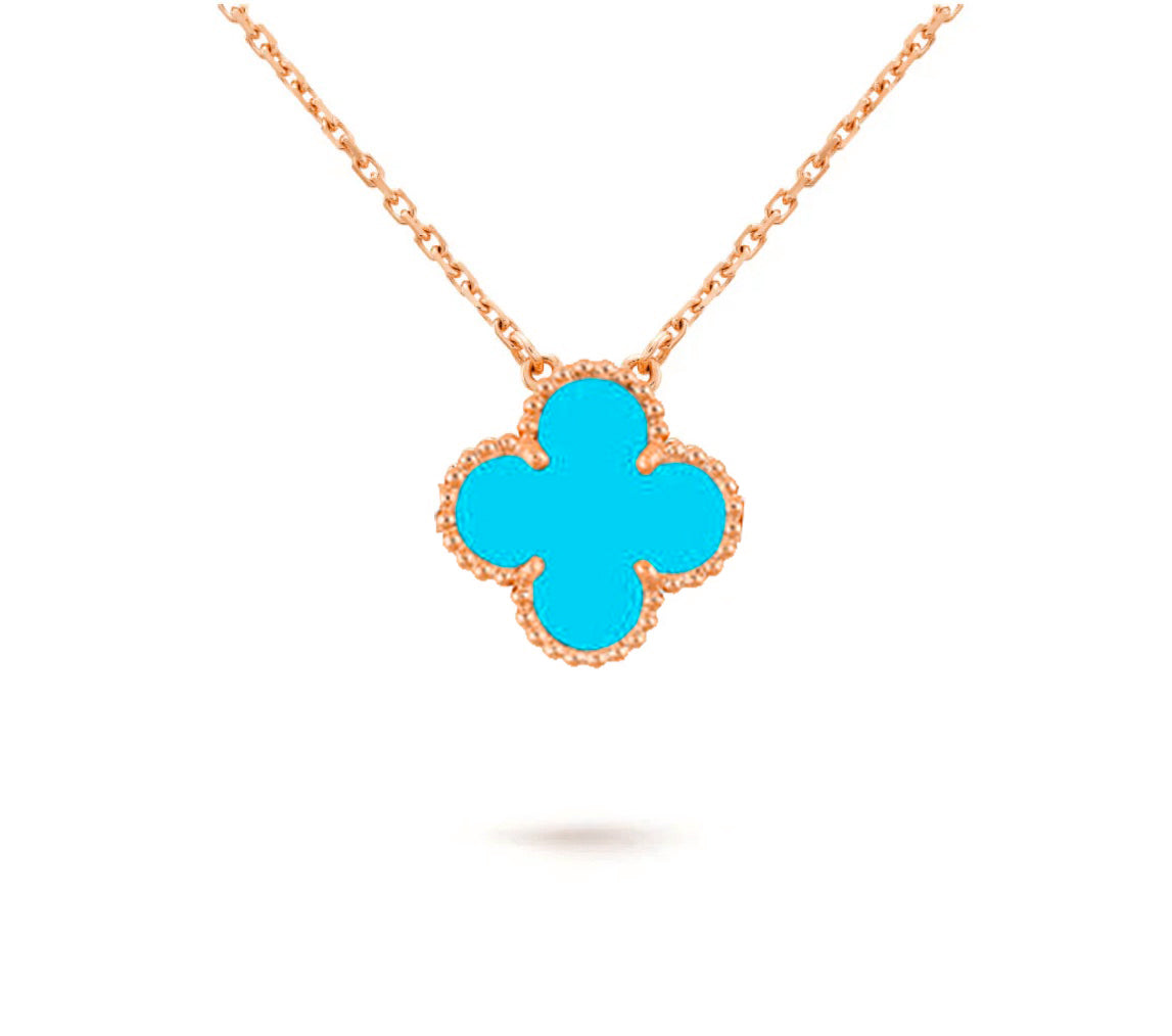 [OAK JURI]CLOVER 15MM SINGLE FLOWER NECKLACE COLLECTION