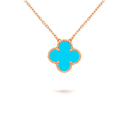 [OAK JURI]CLOVER 15MM SINGLE FLOWER NECKLACE COLLECTION