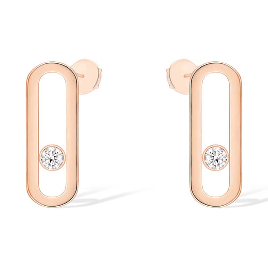 [OAK JURI]MOVE UNO SMALL 1 DIAMOND EARRINGS