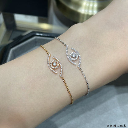 [OAK JURI]Lucky Eye Pave-Set Diamond Bracelet