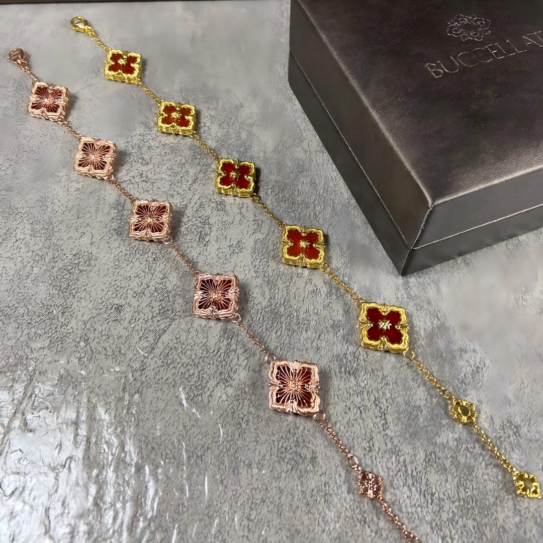 [OAK JURI]OPERA 5 MOTIFS TULLE ENAMEL BRACELET