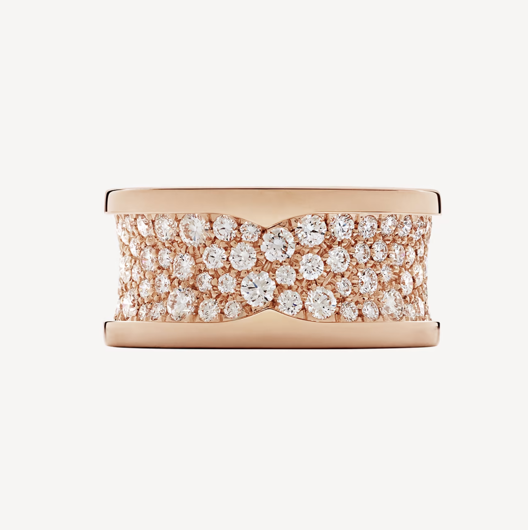 [OAK JURI]ZERO 1 WITH PAVED DIAMONDS ON THE SPIRAL RING