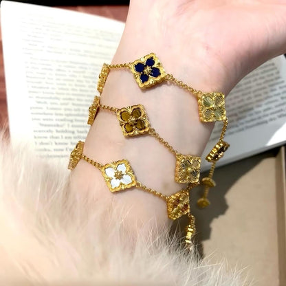 [OAK JURI]OPERA 5 MOTIFS TULLE ENAMEL BRACELET