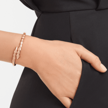 [OAK JURI]SERPENTI VIPER PINK GOLD BRACELET