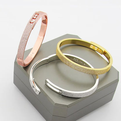 [OAK JURI]Move Noa Full Pavé Diamond Bangle Bracelet