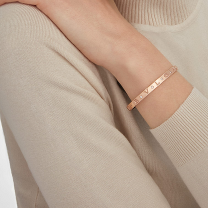 [OAK JURI]ZERO 1 PINK GOLD 12 DIAMONDS BRACELET