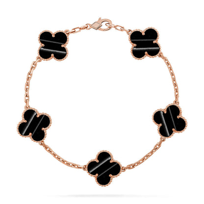 [OAK JURI] CLOVER 5 MOTIF PULSAR STONE BRACELET COLLECTION