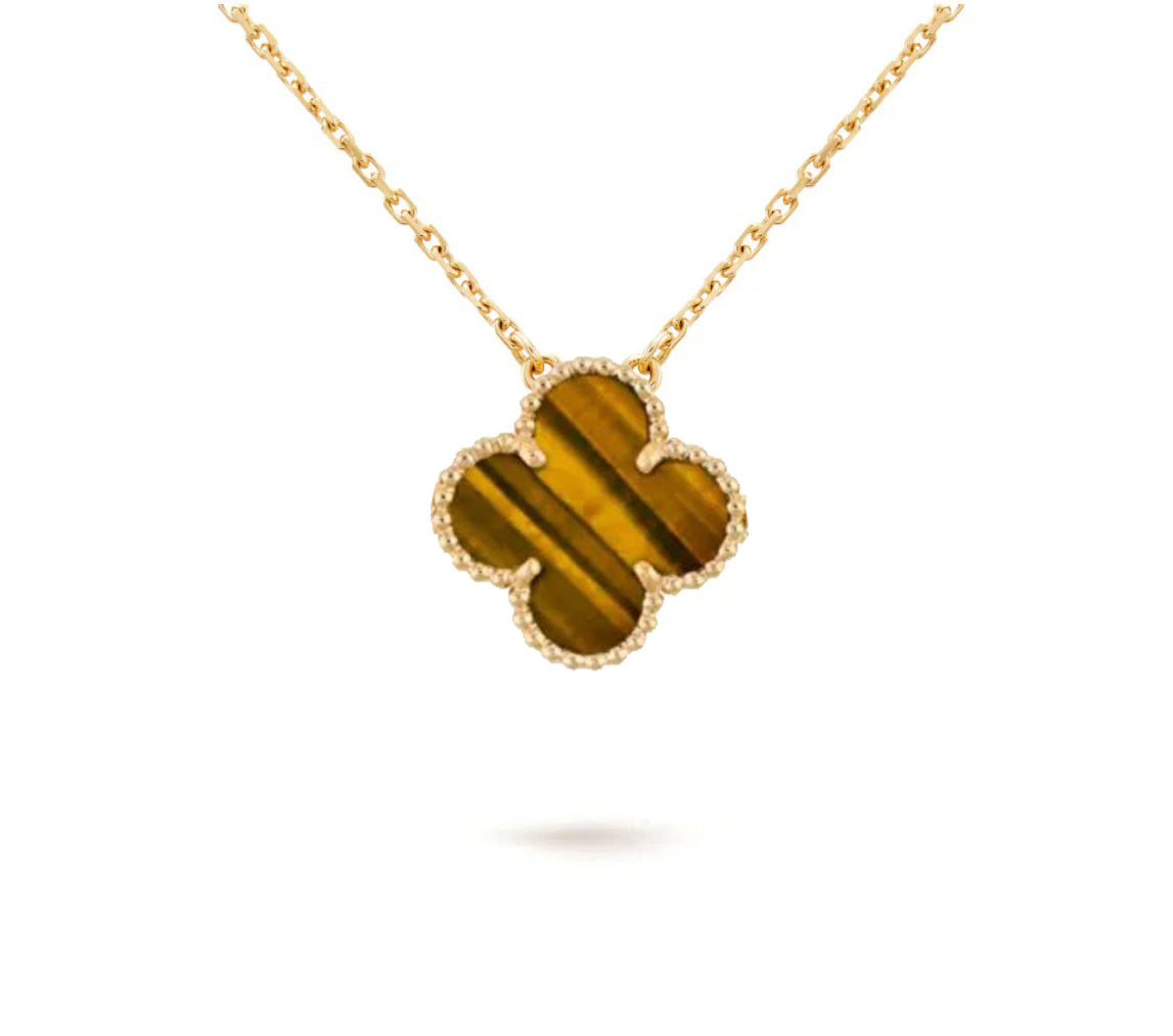 [OAK JURI]CLOVER 15MM SINGLE FLOWER NECKLACE COLLECTION