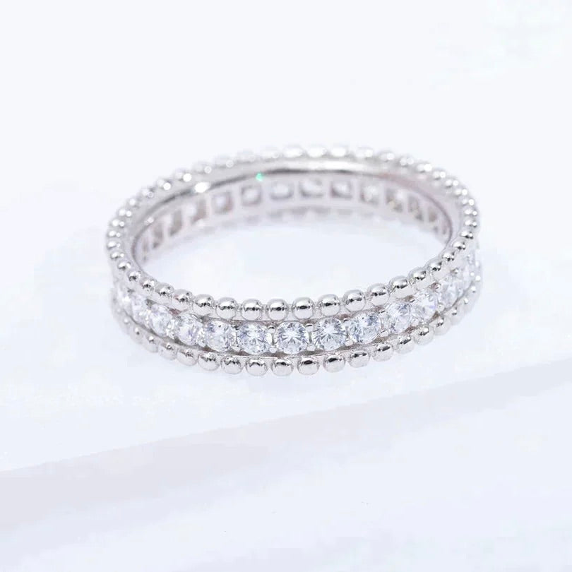 [OAK JURI]PERLEE DIAMOND SILVER RING
