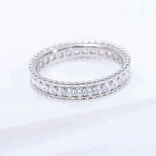 [OAK JURI]PERLEE DIAMOND SILVER RING