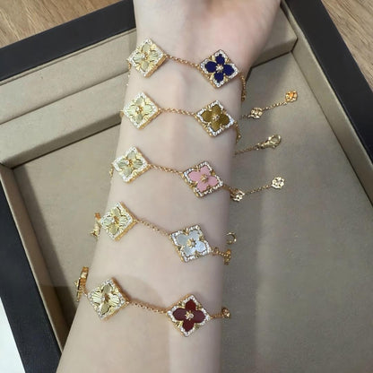 [OAK JURI]OPERA 5 MOTIFS TULLE ENAMEL BRACELET