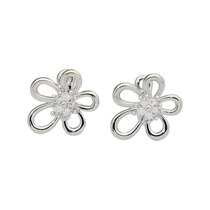 [OAK JURI] FLOWERLACE EARRING 5 DIAMONDS