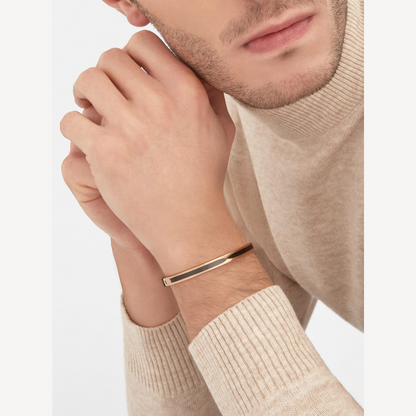 [OAK JURI]ZERO 1 PINK GOLD WITH BLACK CERAMIC BRACELET