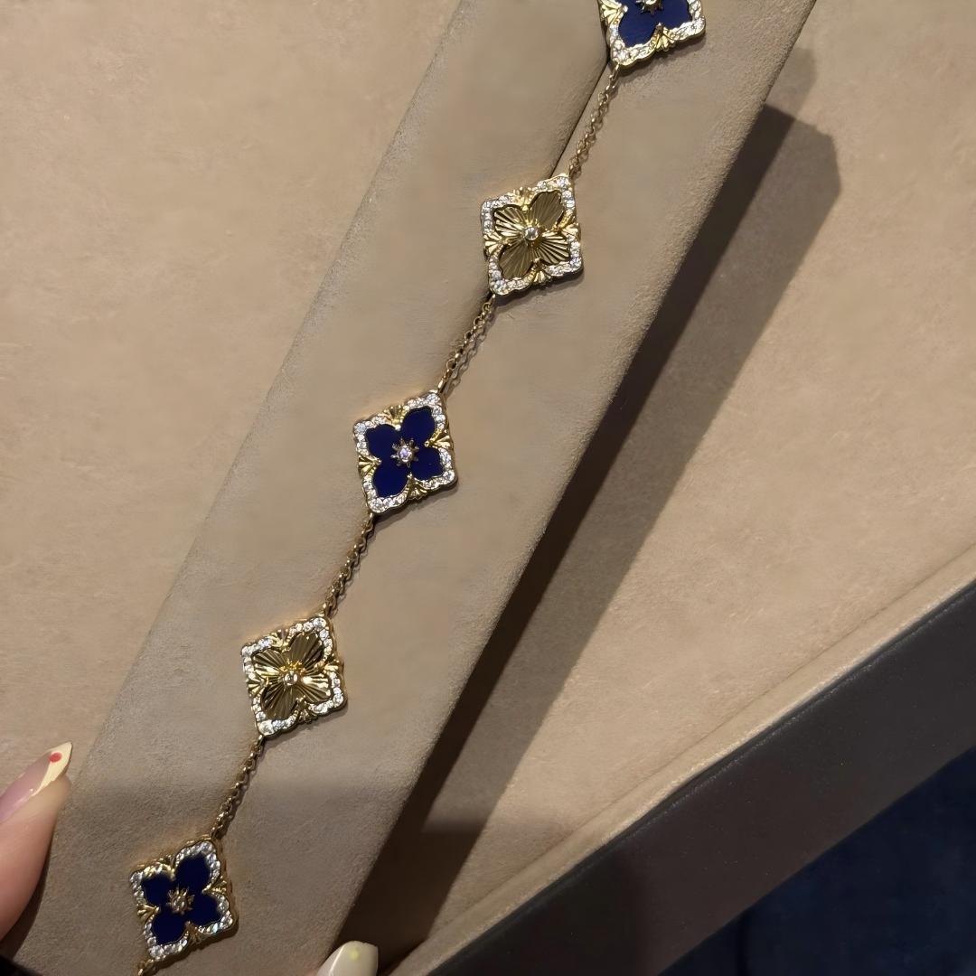 [OAK JURI]OPERA 5 MOTIFS TULLE ENAMEL BRACELET