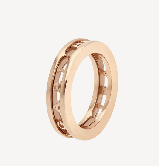 [OAK JURI]ZERO 1 ONE-BAND WITH OPENWORK LOGO SPIRAL RING