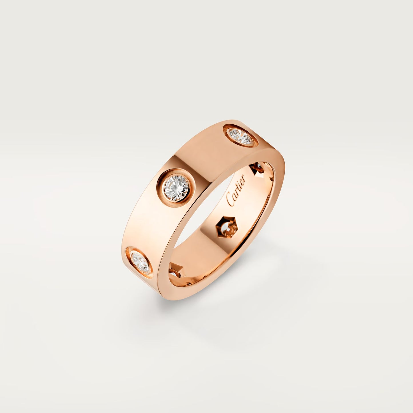 [OAK JURI]LOVE 5.5MM 6 DIAMOND RING
