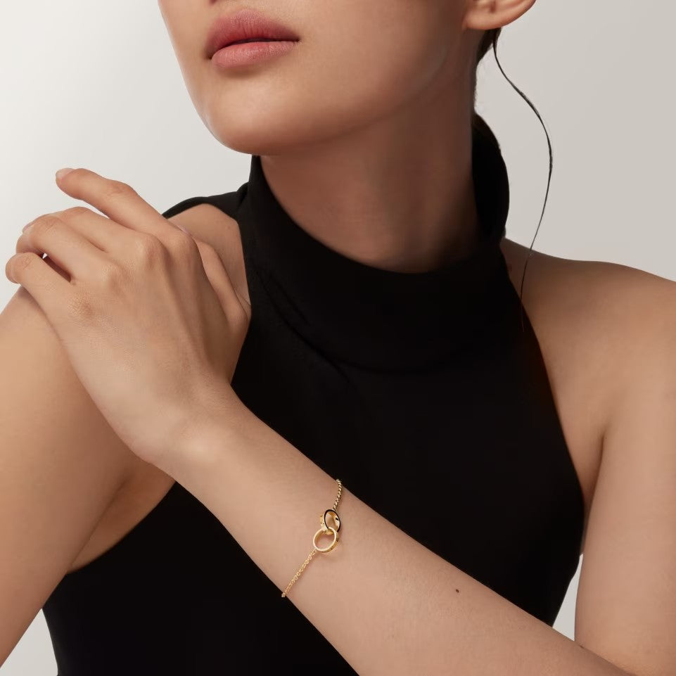 [OAK JURI]LOVE BRACELET DOUBLE RING