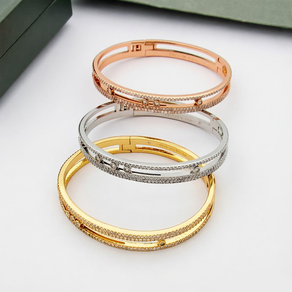 [OAK JURI]Move Romane pavé bangle