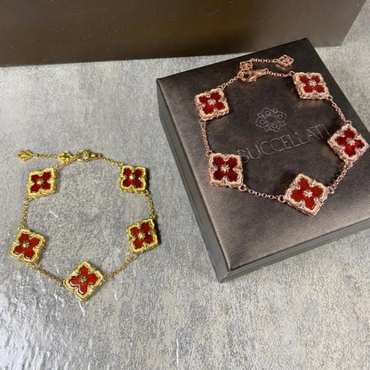[OAK JURI]OPERA 5 MOTIFS TULLE ENAMEL BRACELET