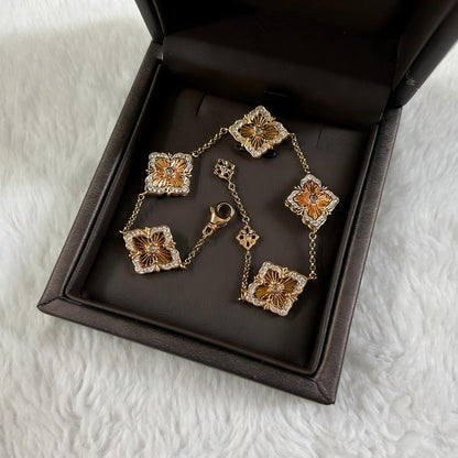 [OAK JURI]OPERA 5 MOTIFS TULLE ENAMEL BRACELET