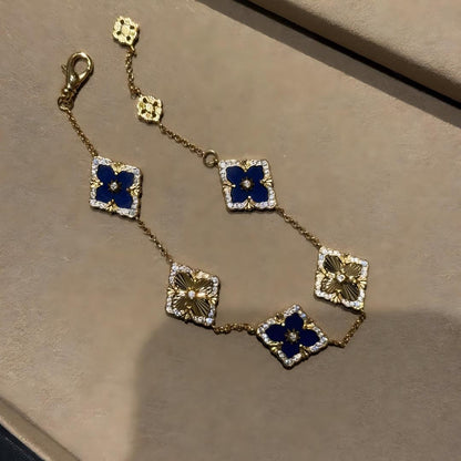 [OAK JURI]OPERA 5 MOTIFS TULLE ENAMEL BRACELET