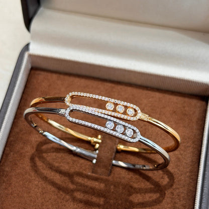 [OAK JURI]Move Pavé Diamond Bangle Bracelet M