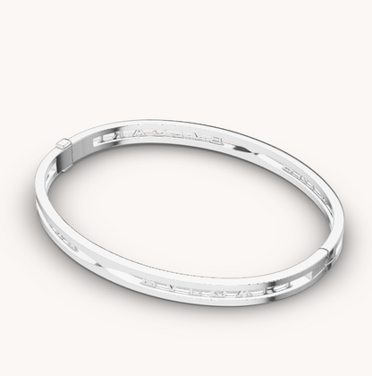 [OAK JURI]ZERO 1 SPIRAL LOGO SILVER BRACELET