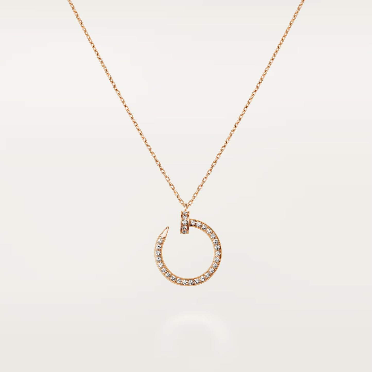 [OAK JURI]JUSTE NECKLACE FULL DIAMOND